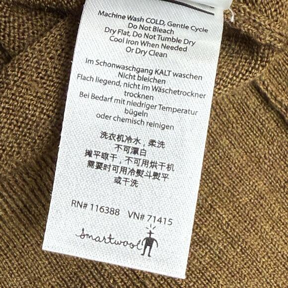 Smartwool Cheyenne Creek Crew Sweater Mens Size M Merino Wool Blend Lightweight - Picture 5 of 6